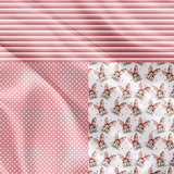 * NOUVEAU ! Panneau Multifonction pour Vêtements - Lapin boucle rose