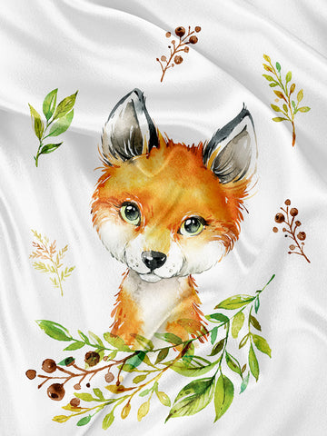 Fox Towel and Blanket Panel