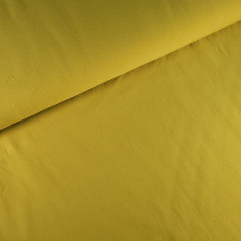 Jersey de coton - Jaune moutarde