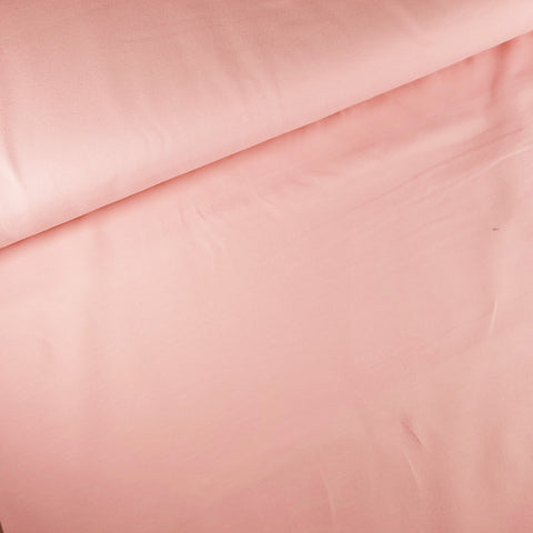 Jersey de coton - Vieux rose pâle