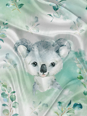 Koala Eucalyptus Towel and Blanket Panel