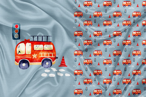 Firefighter Emergency Vehicle Clothing and Blanket Panel