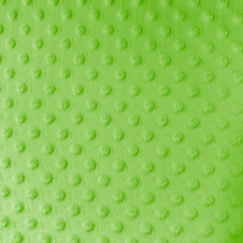Minky Dot - Vert lime