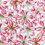 100% Cotton with Pattern - Pink Hibiscus
