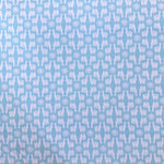 100% Cotton with Pattern - Light Blue Llama