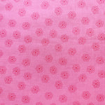 100% Cotton Patterned - Pink Rose Flower