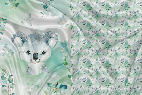 Panneau pour Vêtement et Couverture Koala Eucalyptus
